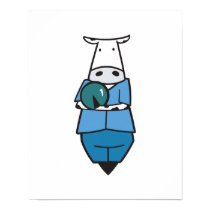 bowling cow posters by doonidesignsanimals bowling cow posters