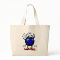 Bowling Cowboy Tote Bags
