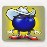 Bowling Cowboy Mouse Mats