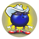 Bowling Cowboy stickers