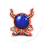 Bowling Demon Stickers