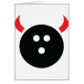 Bowling Devil Greeting Cards