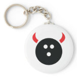 Bowling Devil Key Chains