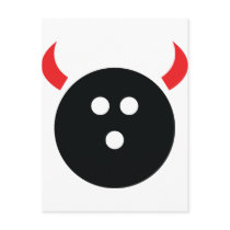 Bowling Devil Postcards