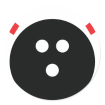 Bowling Devil stickers
