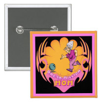 Bowling Diva Mom Buttons buttons