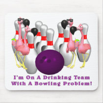 Bowling: Drinking Team Mouse Pad