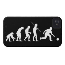 Bowling Evolution from Man to Bowler Case-mate Iphone 4 Case
