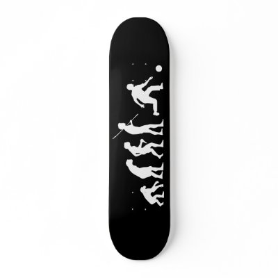 Bowling Evolution from Man to Bowler Skate Deck by evolutiontshirts