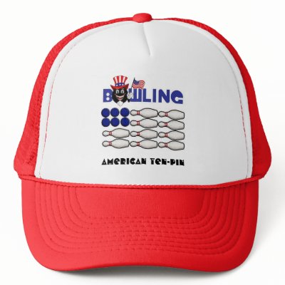 Bowling Flag Hat with flag by JKeezel