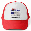Bowling Flag Hat with flag