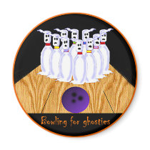 Bowling for Ghosties magnets by Castleinc Bowling for Ghosties magnets