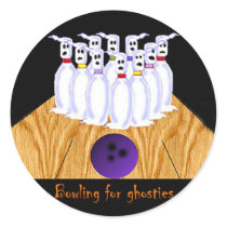 Bowling for Ghosties stickers