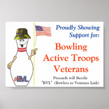 Bowling for our Veterans Print
