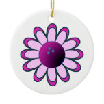 Bowling Girl Christmas Ornament