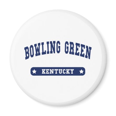 Bowling Green Kentucky College Style t shirts Magnets by republicofcities