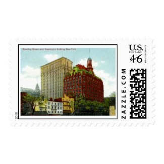 Bowling Green, New York City Vintage Postage Stamps