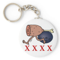 Bowling Hambone Keychains