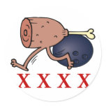 Bowling Hambone Stickers