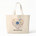 Bowling Heart Tote Bag