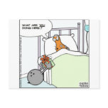 Bowling Hospital Funny Tees Cards Mugs Gifts Post Card