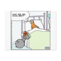 Bowling Hospital Funny Tees Cards Mugs Gifts Post Card