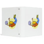 bowling humor stuck to the ball vinyl binder
