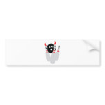 bowling icon bumper stickers