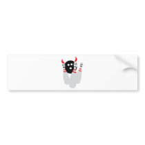 bowling icon bumper stickers
