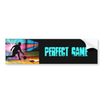 Bowling in a Neon Alley Bumper Stickers