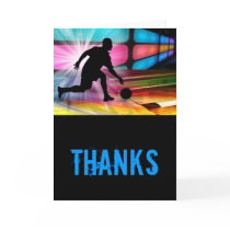 Bowling in a Neon Alley Card