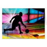 Bowling in a Neon Alley Card