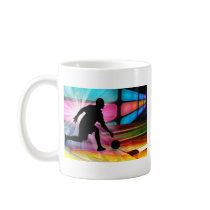 Bowling in a Neon Alley Coffee Mugs