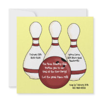 Bowling Invitation