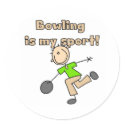 Bowling is my Sport stickers by stick_figures Bowling is my Sport stickers