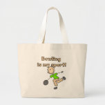 Bowling is my Sport Tshirts and Gifts Canvas Bags