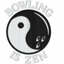 Bowling Is Zen embroidered shirts by ThreadHeadLTD Bowling Is Zen embroidered shirts