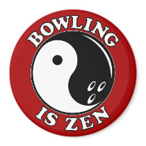Bowling Is Zen magnets