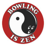 Bowling Is Zen stickers