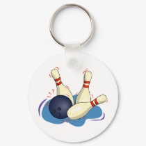 Bowling Keychain by treasurehutch Bowling Keychain