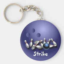 bowling keychain