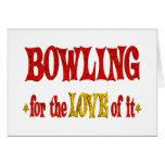 Bowling Love cards