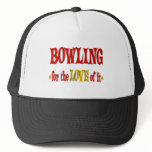 Bowling Love Trucker Hats
