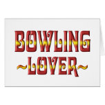 BOWLING LOVER GREETING CARD