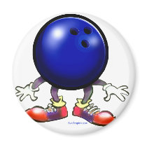 Bowling Fridge Magnets