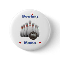 Bowling Mama Hearts Pin