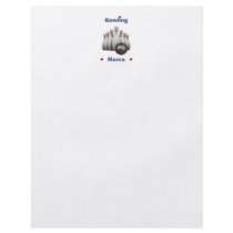 Bowling Mama Hearts Personalized Flyer