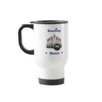 Bowling Mama Hearts Mugs