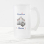 Bowling Mama Hearts Mugs