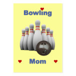 Bowling Mom Business Card Templates